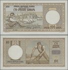Deutschland - Nebengebiete Deutsches Reich: Deutsche Besatzung Serbien 100 Dinar 1942, Ro.608 in kassenfrischer Erhaltung: UNC. Sehr selten! ÷ German ...