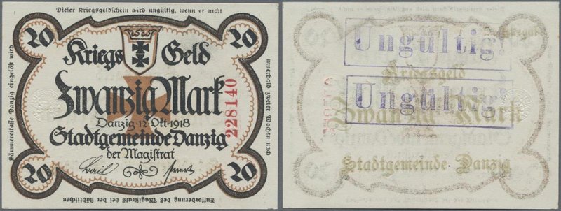Deutschland - Nebengebiete Deutsches Reich: Danzig - Magistrat der Stadt 20 Mark...