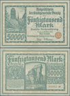 Deutschland - Nebengebiete Deutsches Reich: Danzig - Stadtgemeinde, 50.000 Mark 1923, Ro.797, fast kassenfrisch mit leicht bestoßener unterer Kante: a...