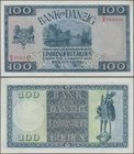 Deutschland - Nebengebiete Deutsches Reich: Bank von Danzig 100 Gulden vom 1. August 1931, Ro.841 in perfekt kassenfrischer Erhaltung: UNC. Selten! ÷ ...