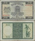 Deutschland - Nebengebiete Deutsches Reich: Danzig - Bank von Danzig, 20 Gulden 01.11.1937, Serie ”K”, Ro.844a, etwas stärker gebraucht mit kleinem Lo...