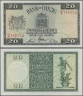 Deutschland - Nebengebiete Deutsches Reich: Danzig - Bank von Danzig, 20 Gulden 01.11.1937, Serie ”K/A”, Ro.844b, sehr sauber mit leichter waagrechter...