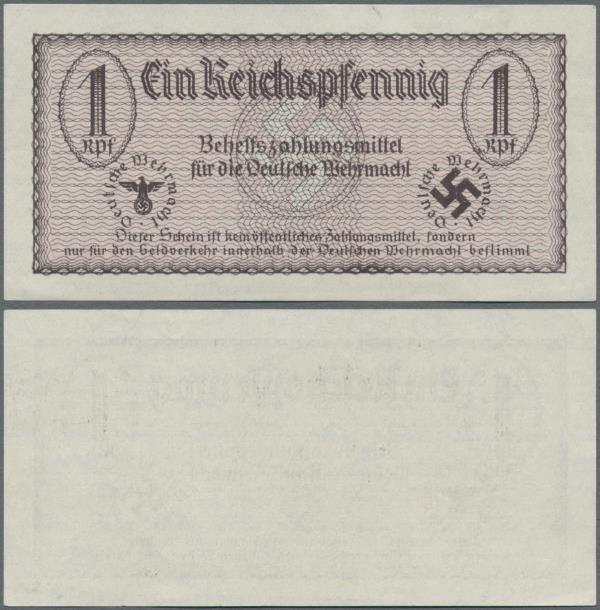 Deutschland - Konzentrations- und Kriegsgefangenenlager: 1 Reichspfennig o.D.194...