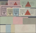 Deutschland - Konzentrations- und Kriegsgefangenenlager: Kompletter Satz der KGL-Gutscheine o.D.1939-45, Ro.515-521, dabei 1, 10 und 50 Reichspfennig ...