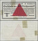 Deutschland - Konzentrations- und Kriegsgefangenenlager: 10 Reichsmark KGL-Lagergeld auf weißem Papier, ohne Wasserzeichen, mit offensichtlich verfäls...