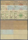 Deutschland - Konzentrations- und Kriegsgefangenenlager: Holzminden, Niedersachsen, 1, 2, 5 Pf., 1, 2 Mark, Siegel rot, 5, 10, 20, 50 Pf., Siegel grün...