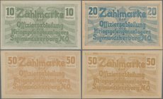 Deutschland - Konzentrations- und Kriegsgefangenenlager: Sigmundsherberg POW camp money WW I, 20 sets with 10, 20 and 50 Heller = 60 pcs., C.1449-1451...
