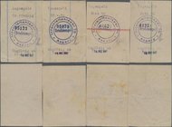Deutschland - Konzentrations- und Kriegsgefangenenlager: Asperg (Württemberg), Interniertenlager 76, 50 Pf., 0.50, 1, 2 RM, o. D. - 10.3.1947, Erh. II...