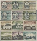 Deutschland - Notgeld - Westfalen: Iserlohn, Bürger-Schützen-Verein, 25, 50, 75 Pf., 1, 1.50, 2 Mark, o. D., Erh. I, total 6 Scheine
 [taxed under ma...
