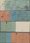 Deutschland - Notgeld - Westfalen: Westerhold, Amtmann, 1, 2 (3), 3 (2), 5 (2) Mark, 5.8.1914, Druckvarianten, 2 Scheine unentwertet, Erh. meist III, ...