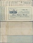 Deutschland - Notgeld - Württemberg: Alpirsbach, Stadtgemeinde, 200, 500 Tsd., 1, 2 Mio. Mark, 23.8.1923, 2, 5 Mio. Mark, 29.8.1923, 10, 20 Mio. Mark,...
