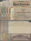 Deutschland - Notgeld - Württemberg: Balingen, Stadt, 5, 10, 20, 50 Mio., 19.9.1923, 1, 5, 10, 20, 50, 100, 200, 500 Mrd., 1, 5 Billionen Mark, 4.10.1...