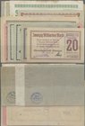 Deutschland - Notgeld - Württemberg: Ellwangen, Oberamtssparkasse, 500, 1000 Mark, 28.9. - 15.12.1922, 100, 500 Tsd. Mark, 10.8. - 1.9.1923, 100 Tsd.,...