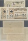Deutschland - Notgeld - Württemberg: Heidenheim, J. M. Voith Maschinenfabrik, 100 Mark, entwertet, Erh. II, 500 Mark, unentwertet, KN 4,0 mm, Erh. I, ...