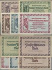 Deutschland - Notgeld - Württemberg: Heidenheim, Stadt, 50, 100 Mio., 20, 50, 100 Mrd. Mark, 1.10.1923, Erh. II, III, total 5 Scheine
 [taxed under m...