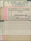 Deutschland - Notgeld - Württemberg: Laupheim, Stadt, 5, 10, 50 Pf., 15.5.1917, 2 x 50 Pf., 5.7.1919, 100 Tsd., 2 x 500 Tsd. (KN klein und groß), 1 Mi...