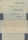 Deutschland - Notgeld - Württemberg: Lauterbach, Ferd. Arnold & Co., 5 Mrd. Mark, 30.10.1923, 200 Mrd. Mark, 16.11.1923, Flaig & Co., 1 Billion Mark, ...