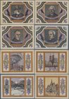 Deutschland - Notgeld - Ehemalige Ostgebiete: Breslau, Schlesien, Altershilfe des deutschen Volkes, 1, 2, 5 Mark, Papier, 10 Mark, Leinen, o. D. - 30....
