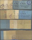 Deutschland - Notgeld - Ehemalige Ostgebiete: Chorzow, Oberschlesien, Gemeindevorsteher, 1, 2 Mark (2, Papier weiß und sämisch), 25.8.1914, 5 Mark (2,...