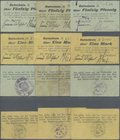 Deutschland - Notgeld - Ehemalige Ostgebiete: Gross Strehlitz, Oberschlesien, Magistrat und Stadtkasse, 50 Pf. (3, rs. Satzunterschiede, einer mit KN ...