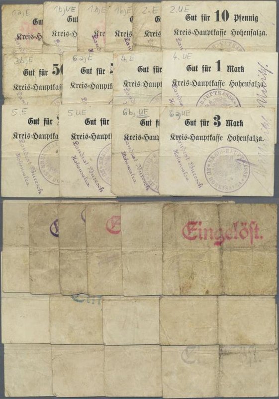 Deutschland - Notgeld - Ehemalige Ostgebiete: Hohensalza, Posen, Landrat und Kre...