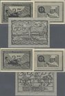 Deutschland - Notgeld - Ehemalige Ostgebiete: Misdroy, Pommern, Kurhausbetriebe, 25 Pf., ohne Druckfirma, Erh. II, dito, mit Druckfirma 19 mm, Erh. I,...