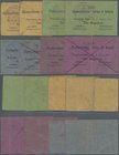 Deutschland - Notgeld - Ehemalige Ostgebiete: Neumark, Westpreußen, Bürgermeister und Beigeordneter, 50 Pf., 1, 2, 3 Mark, 6.8.1914, je unentwertet un...