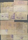 Deutschland - Notgeld - Ehemalige Ostgebiete: Samostrzel, Posen, Gräflich Bninski'sche Güterverwaltung, 20 Pf., 1, 2, 5 Mark, 11.8.1914, rs. auf polni...