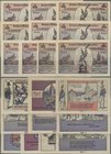 Deutschland - Notgeld - Ehemalige Ostgebiete: Stargard, Pommern, Kolberger Grenadiere, 10 x 1 Mark, o. D. - 30.9.1922, sehr saubere Erhaltung ohne die...