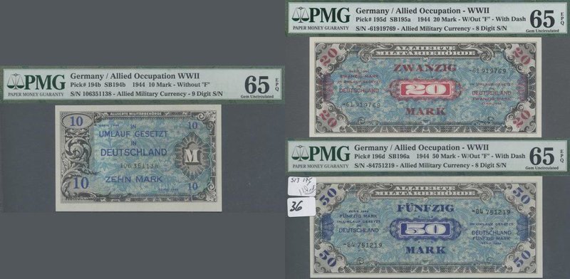 Deutschland - Alliierte Miltärbehörde + Ausgaben 1945-1948: Große Sammlung mit 6...
