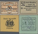 Deutschland - Briefmarkennotgeld: Das Papiernotgeld aus Ostpreußen war schon von Beginn an wohl das interessanteste von den *Ostgebieten*! Zu Beginn d...