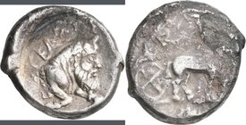 Sizilien - Städte: Gela: AR-Tetradrachme ca. 465-450 v. Chr., 17,22 g, schön-sehr schön.
 [taxed under margin system]