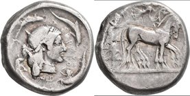 Sizilien - Städte: Siracusa: AR-Tetradrachme, ca. 485-425 v. Chr., 14,7 g, sehr schön.
 [taxed under margin system]