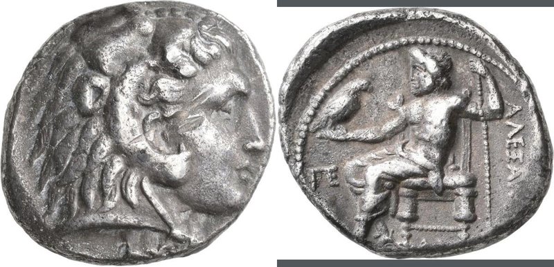 Makedonien - Könige: Alexander III., der Große 336-323 v. Chr.: AR-Tetradrachme,...