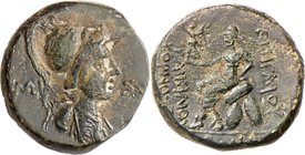 Provinzialrömische Münzen: Lot 6 AE: 2x Amisos, Sebaste, Laodikeia, Akmoneia, Synaus. meist um ss.
 [taxed under margin system]