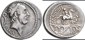 Lucius Marcius Philippus (56 v.Chr.): AR Denar, 56 v. Chr., Mzst. Rom, Albert 1346, Crawford 425/1, Sear 382, sehr schön.
 [taxed under margin system...