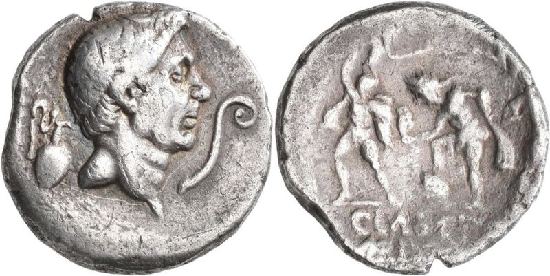 Pompeius Magnus Pius (45 v.Chr.): Denar 42/40 v. Chr., Münzstätte auf Sizilien, ...