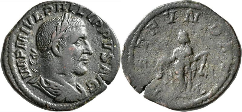 Claudius (41 - 54): Æ-Sesterz, 15,67 g, schön-sehr schön.
 [taxed under margin ...