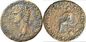Claudius (41 - 54): für Nero Claudius Drusus. Æ-Sesterz, 25,61 g, Korrosionsspuren, schön.
 [taxed under margin system]