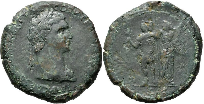 Domitian (69 - 81 - 96): Sesterz, Mzst. Rom, 36,85 mm, 25,78 g, sehr schön.
 [t...