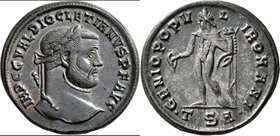 Diocletian (284 - 305): Æ-Nummis, GENIO POPVLI ROMANI, 8,7 g, Kampmann 119.84, sehr schön+.
 [taxed under margin system]