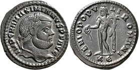 Maximianus (285 - 286 - 305, 307 - 308, 310): Æ-Nummis, Cyzicus, GENIO POPVLI ROMANI, 8,9 g, Kampmann 120.76, sehr schön-vorzüglich.
 [taxed under ma...