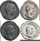 Antike: Lot 25 antike Silber- und Bronzemünzen, meist Gordianus III. 238-244, Sesterze, As, Denare Antoniniane, sehr schön, sehr schön-vorzüglich, vor...