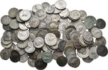 Antike: Römische Kaiserzeit. Lot-über 110 Stück, Antoniniane - meistens 3. Jahrhundert nach Chr., viele mit Silbersud. Schön, schön-sehr schön, sehr s...