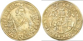 Altdeutschland und RDR bis 1800: Brandenburg-Ansbach, Joachim Ernst 1603-1625: Goldgulden 1619. Friedberg 321, sehr schön+.
 [taxed under margin syst...