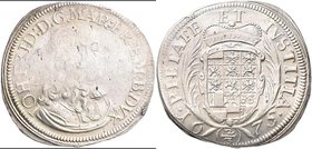 Altdeutschland und RDR bis 1800: Brandenburg-Ansbach, Johann Friedrich 1667-1686: 2/3 Taler 1675, Schwabach, 19,25 g, Davenport 308, Slg. Wilmersdörff...