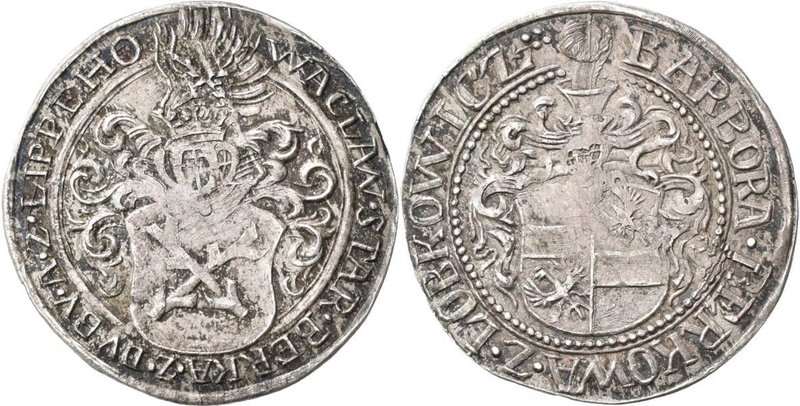 Haus Habsburg: Böhmen: AR-Rechenpfennig o. J., Anfang 17. Jhd., 21,87 mm, 1,28 g...