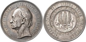 Medaillen Deutschland: Erlangen: Silbermedaille 1864, Stempel von Carl Radnitzky, zum 50jährigen Berufsjubiläum von Carl Friedrich Philipp von Martius...