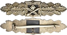 Orden & Ehrenzeichen: 3. Reich 1933-1945: Nahkampfspange des Heeres in Gold, private Anfertigung ohne Angabe des Herstellers, vermutlich nach 1945. Bu...