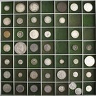 Alle Welt: Eine bunte Mischung von 44 Münzen in Silber und Kupfer aus aller Welt (18.-20. Jhd.). Sehr schön, sehr schön-vorzüglich, vorzüglich.
 [tax...